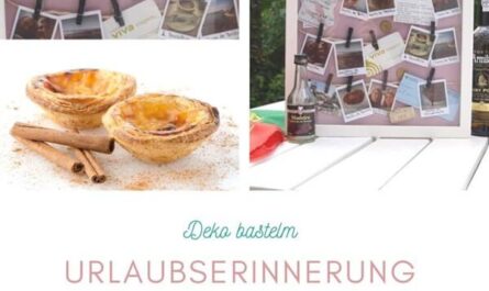 Deko basteln: Urlaubserinnerung mit Objektrahmen basteln