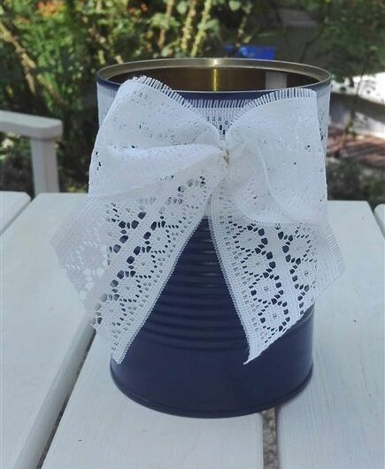 DIY Hochzeitsdeko – Blumentöpfe aus Blechdosen