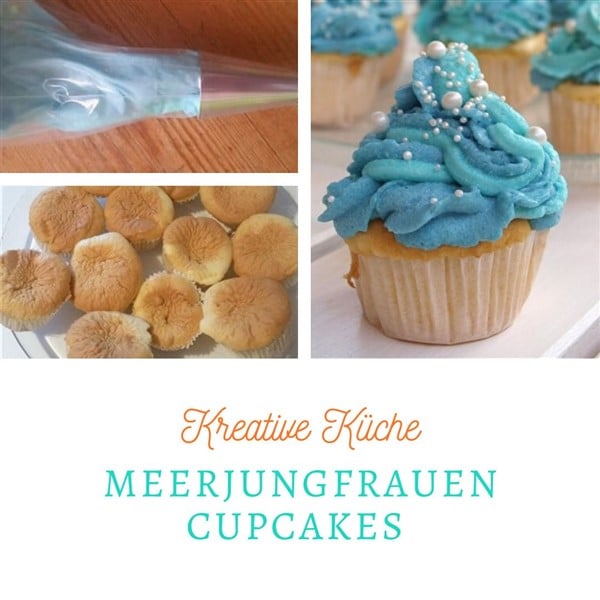 Meerjungfrauen Cupcakes - Backmischung - Titelbild