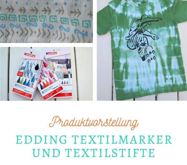 Produktvorstellung: Edding Textilmarker und Textilstifte