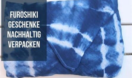 Furoshiki - Geschenkverpackung aus Mullwindel
