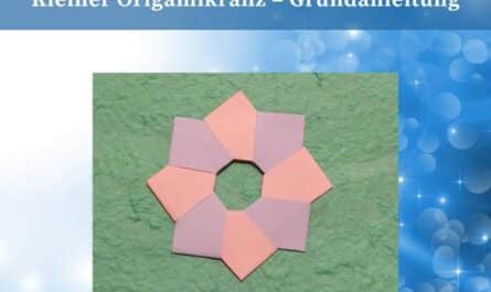 Faltanleitung Origamikranz