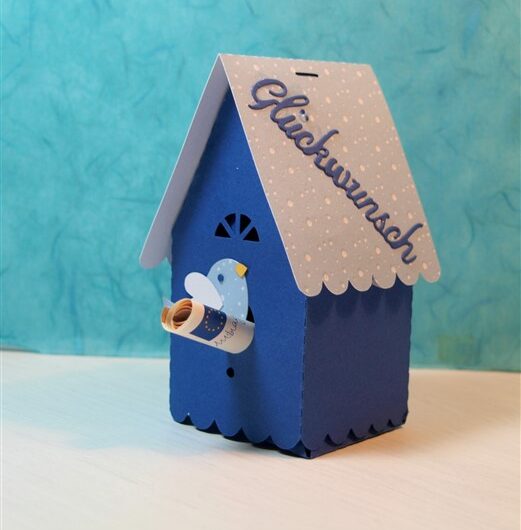 Geldgeschenk Vogelhaus
