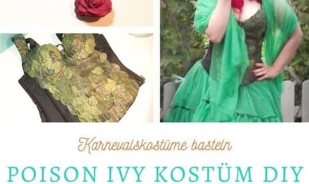 Poison Ivy Kostüm, Feenkostüm, Elfenkostüm selber machen