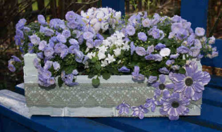 Blumenkiste im Shabby Chic Stil basteln