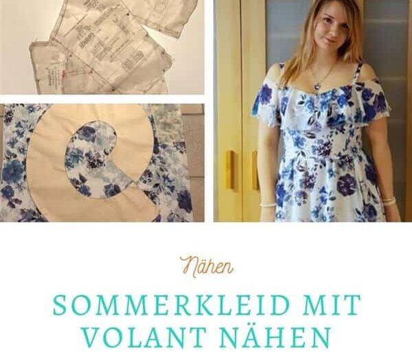 Sommerkleid mit Volant nähen