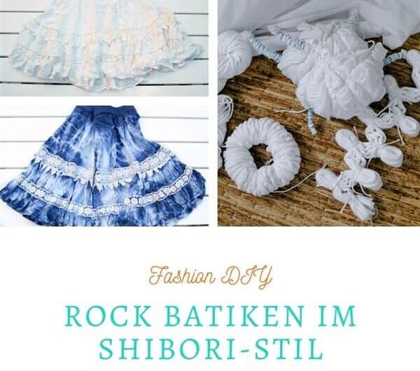 Rock batiken im angesagten Shibori-Stil