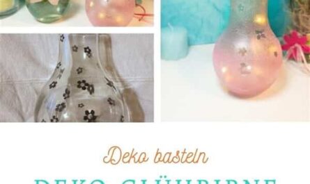 Deko-Glühbirne basteln - Titelbild