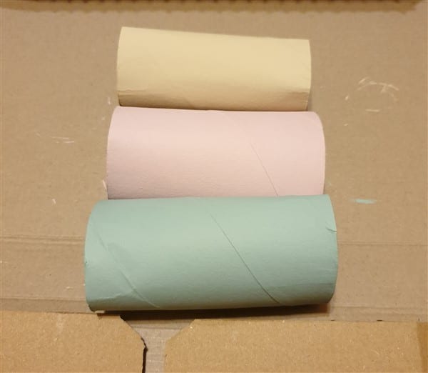 DIY Geschenkverpackung: Seifenverpackung aus Klopapierrollen selber machen