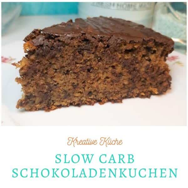 Slow Carb Schokoladen-Kuchen - Titelbild