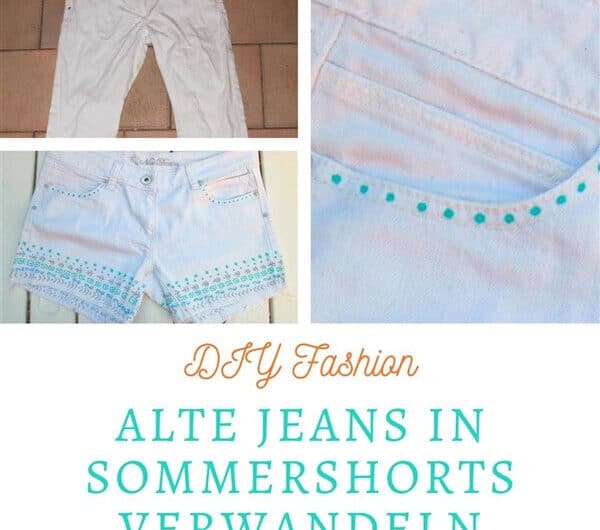 Alte Jeans in Sommershorts verwandeln