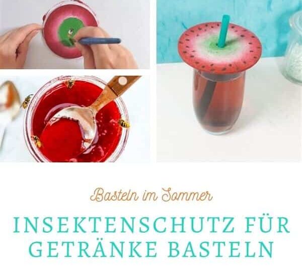 Insektenschutz für Getränke basteln