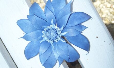 Blumen basteln aus Druckerpapier
