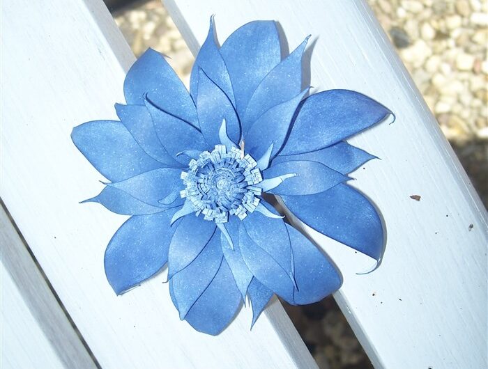 Blumen aus Druckerpapier