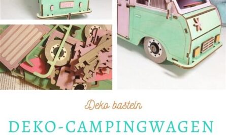 Deko-Campingwagen aus Holz basteln Titelbild