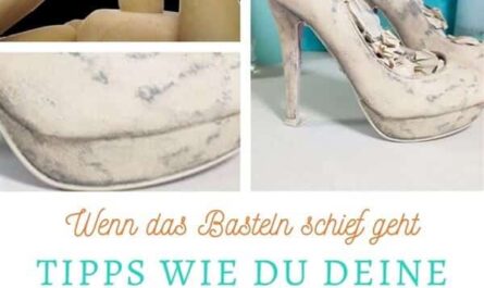 fleckige Farbe kaschieren - Schuhe retten - titelbild