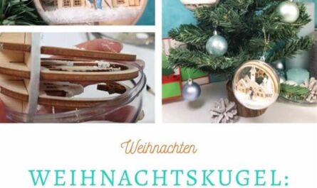 Miniaturdorf aus Holz basteln