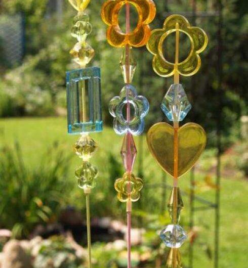 12 Gartenstecker mit Acrybellos