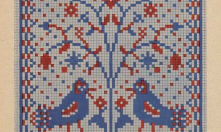 Verschiedene Vogel-Stickmuster