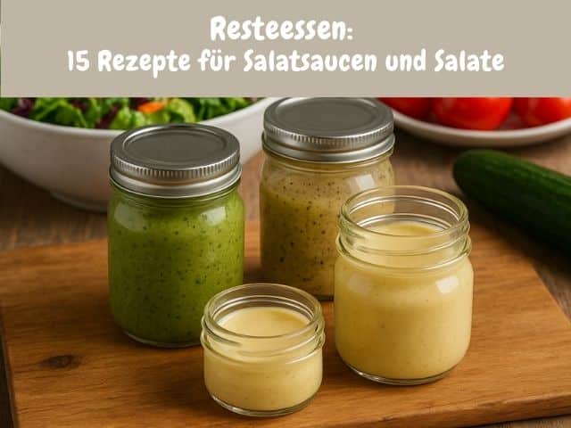 Resteessen kreativ: 15 Rezepte für Salatsaucen und Salate