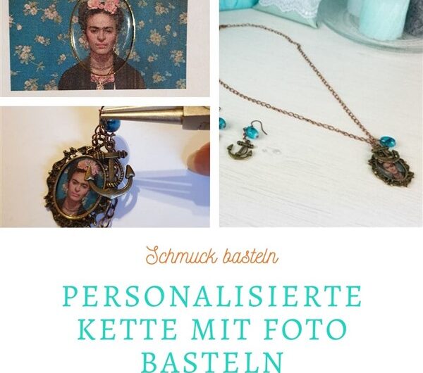 Personalisierte Kette mit Foto basteln