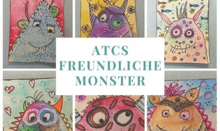 ATCs - Freundliche Monster
