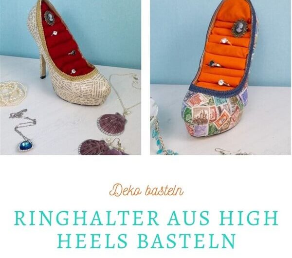 Ringhalter aus High Heels basteln