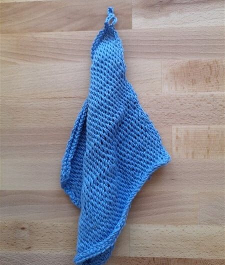 Spültuch im tunesischen Füllstich häkeln