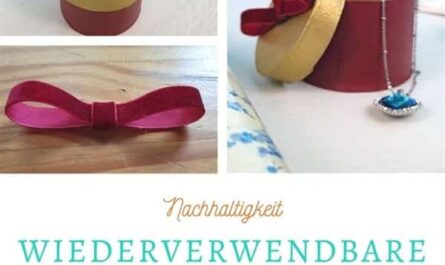 Wiederverwendbare Geschenkverpackung für Schmuck