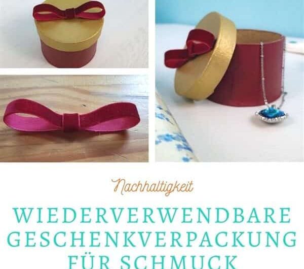 Wiederverwendbare Geschenkverpackung für Schmuck