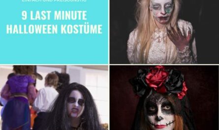 9 Last Minute Halloween Kostüme