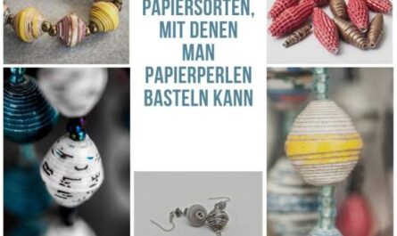 51 Papiersorten für das Basteln von Papierperlen