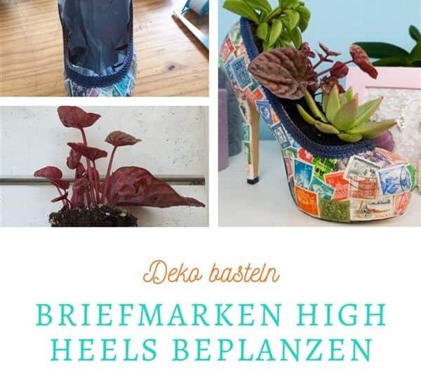 High Heels bepflanzen mit Sukkulenten