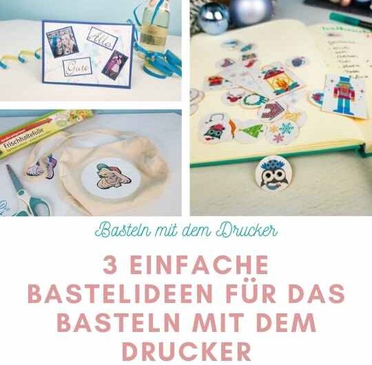 Basteln mit dem Drucker: 3 einfache Bastelideen