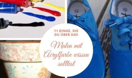 Malen mit Acrylfarbe