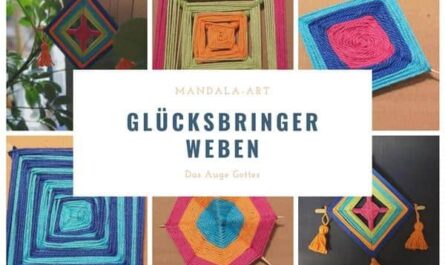 Glücksbringer weben - Auge Gottes basteln