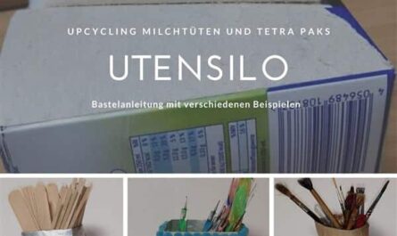 Utensilo aus Milchtüte basteln