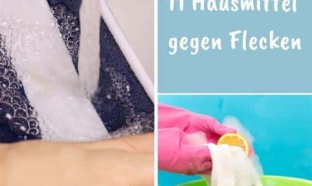 11 Hausmittel gegen Flecken