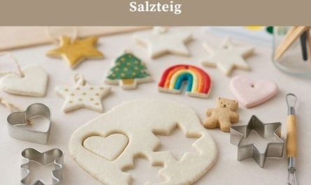 25 Tolle Ideen für das Basteln mit Salzteig