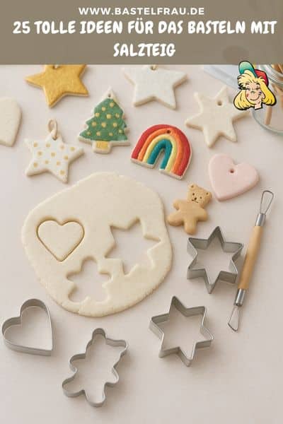 25 Tolle Ideen für das Basteln mit Salzteig