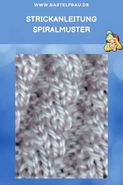Strickanleitung: Spiralrippenmuster