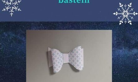 Bastelanleitung Papierschleife