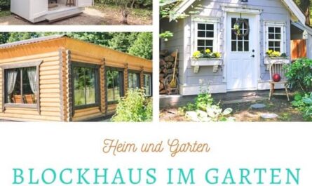 Blockhaus im Garten