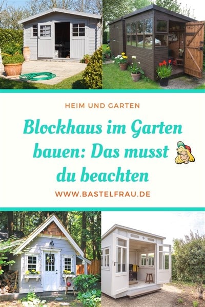 Blockhaus im Garten bauen