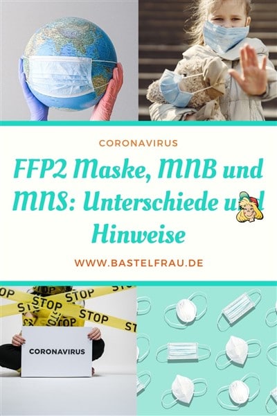 FFP2 Maske, MNB und MNS: Unterschiede und Hinweise Pinterest