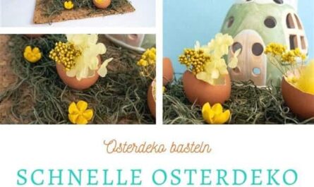 Schnelle Osterdeko aus Eierschalen basteln