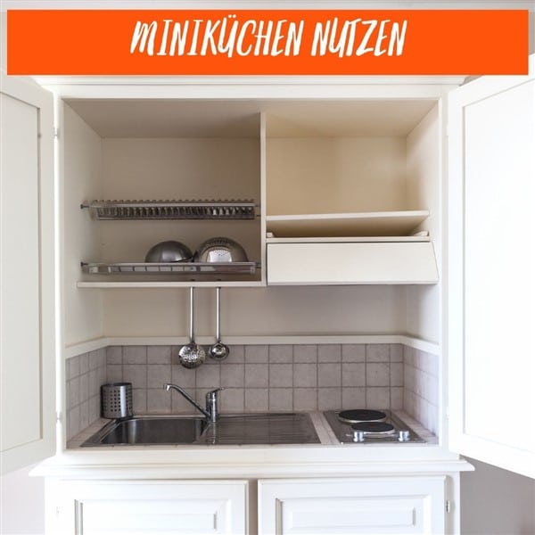 Stauraum in kleinen Küchenmit einer Mini-Küche schaffen