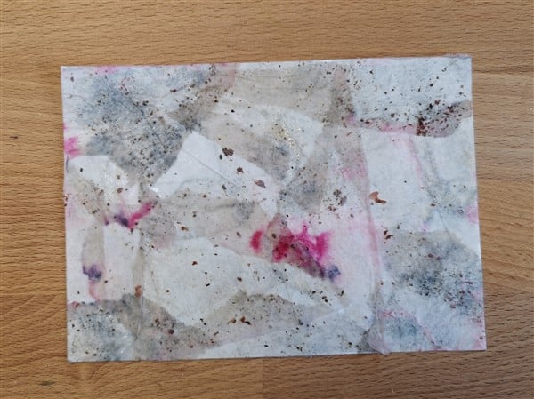 Klopapierrollen mit Teebeutelpapier gestalten