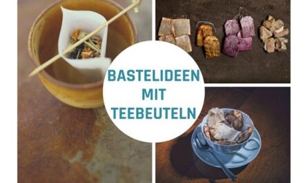 14 tolle Ideen für das Basteln mit Teebeuteln