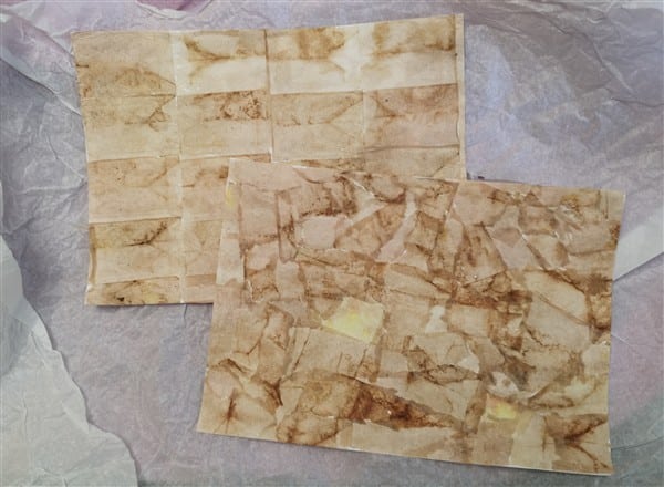 Frankenpapier aus Teebeutelpapier